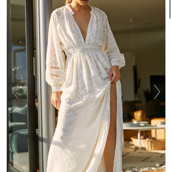 White Maxi Dress - Picture 1 of 10
